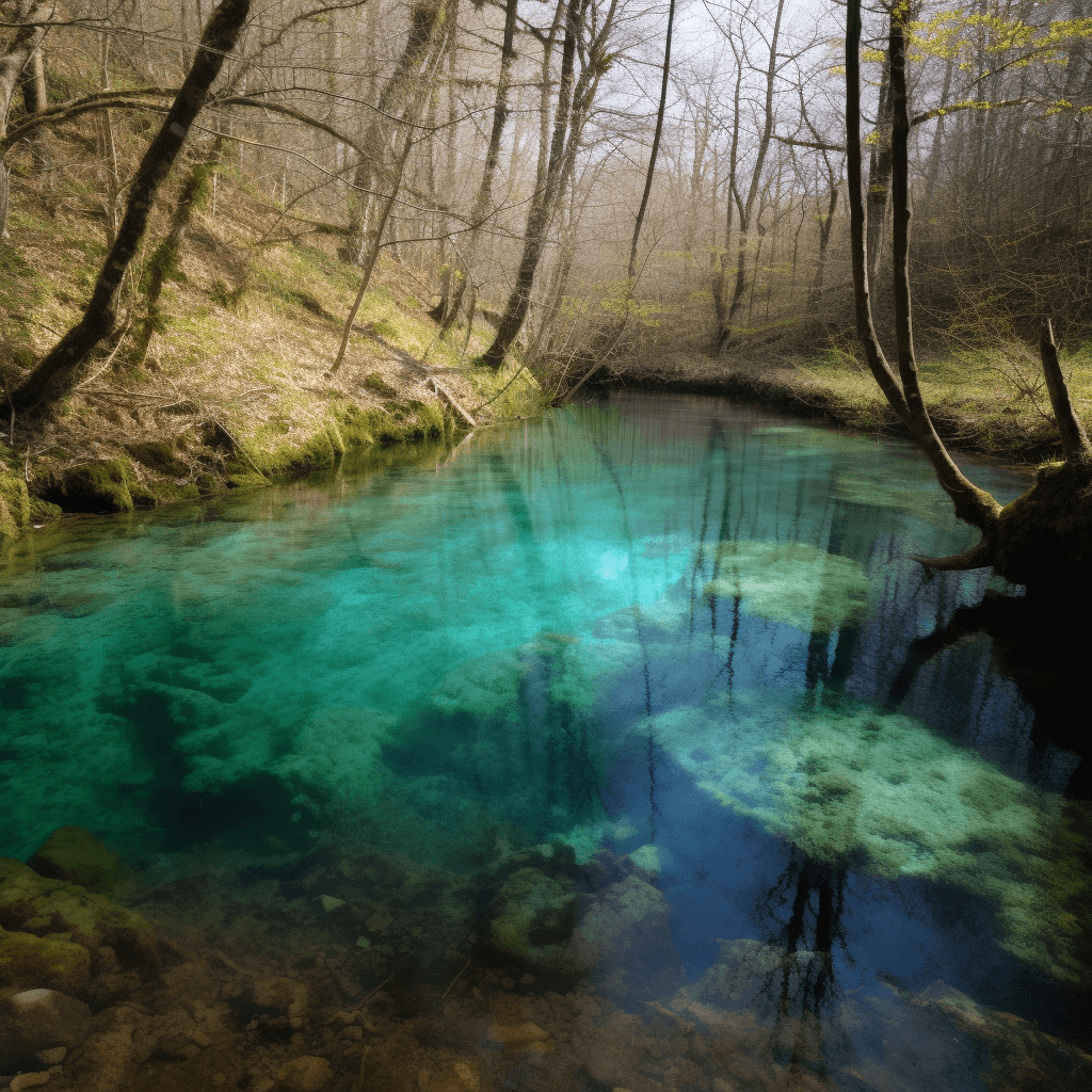 Quelle im Wald